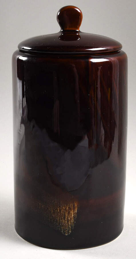 Tortoise Shell Large Canister & Lid by Sakura-1