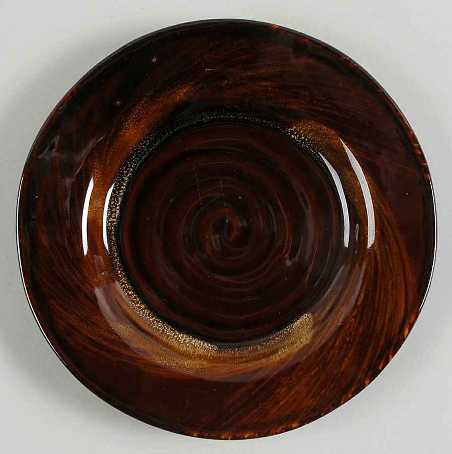 Tortoise Shell Salad Plate by Sakura-1