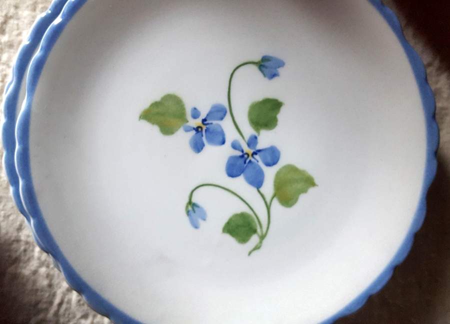 Forget Me Not Child's Plate by Sadek-1