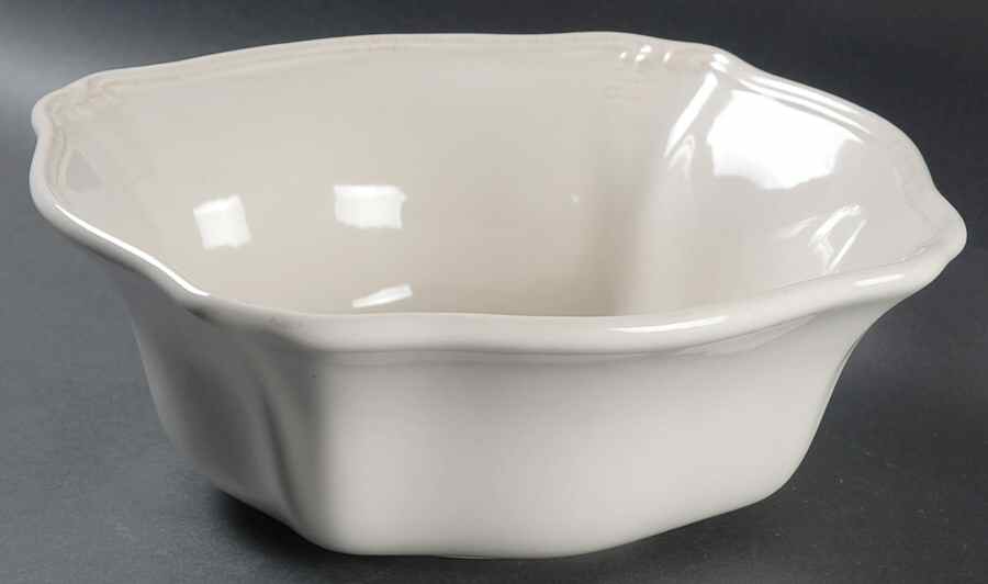 Isabella Ivory 10" Round Serving Bowl by Signature-1