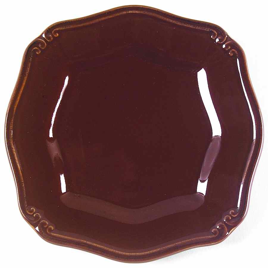 Isabella Espresso Brown Bread & Butter Plate by Signature-1