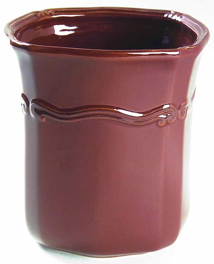 Isabella Espresso Brown Utensil Holder by Signature-1