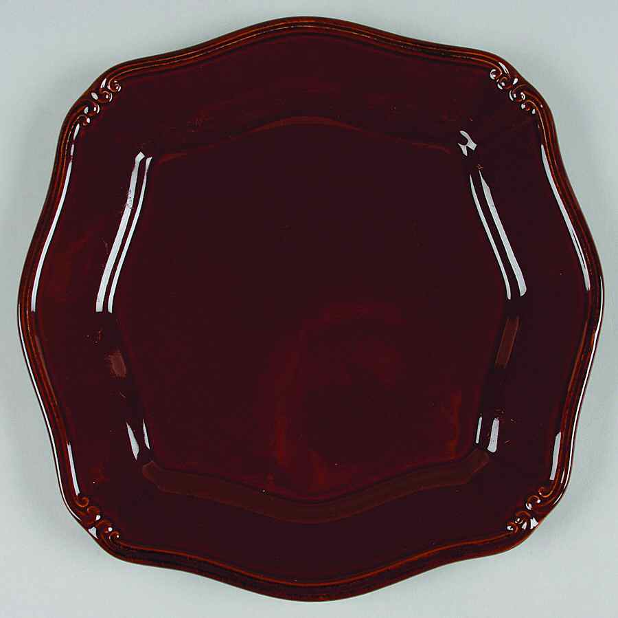 Isabella Espresso Brown Dinner Plate by Signature-1