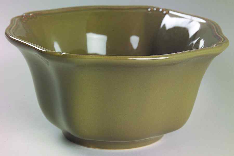Isabella Olive Green Soup/Cereal Bowl by Signature-1