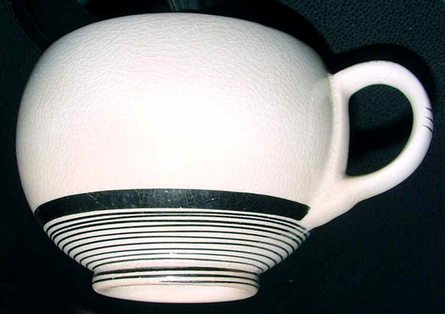 Web Platinum Flat Cup by Sebring Pottery-1