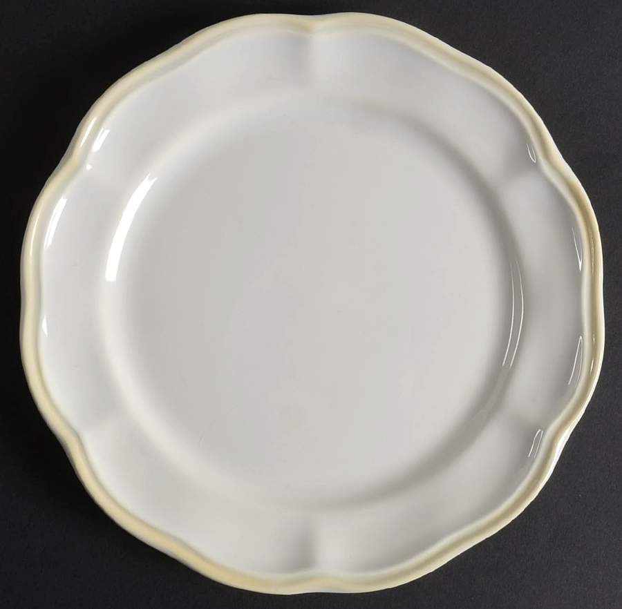Corricoware Antique White Salad Plate by Skyros-1