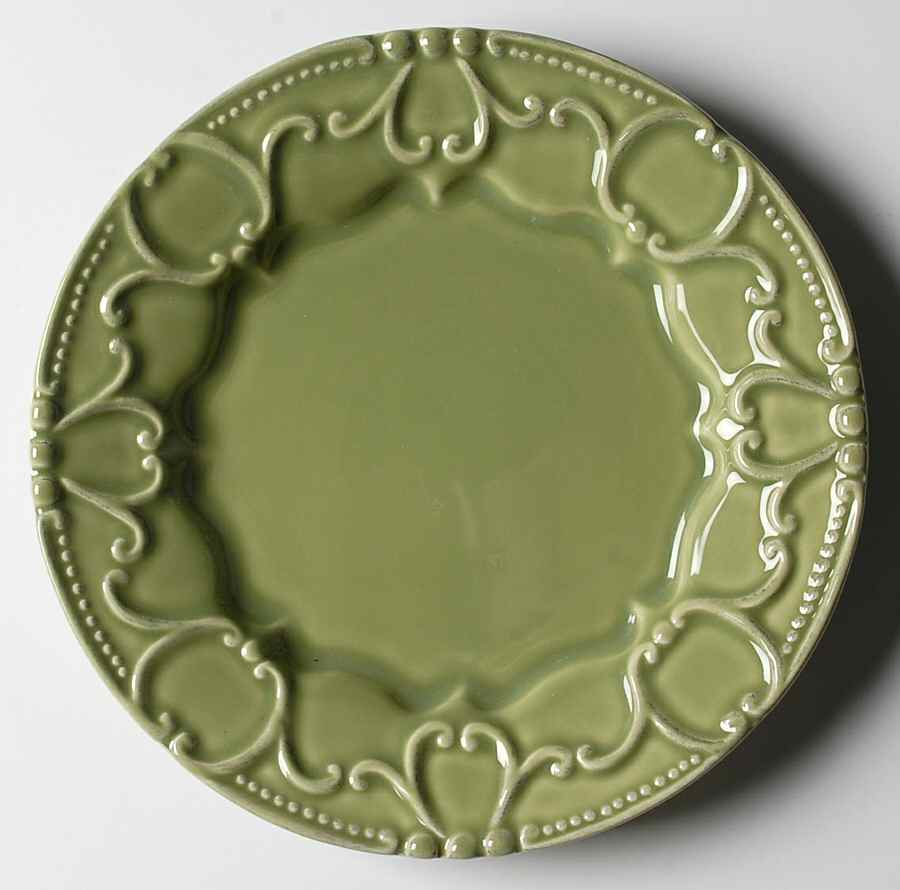 Isabella Jade Green Salad Plate by Skyros-1