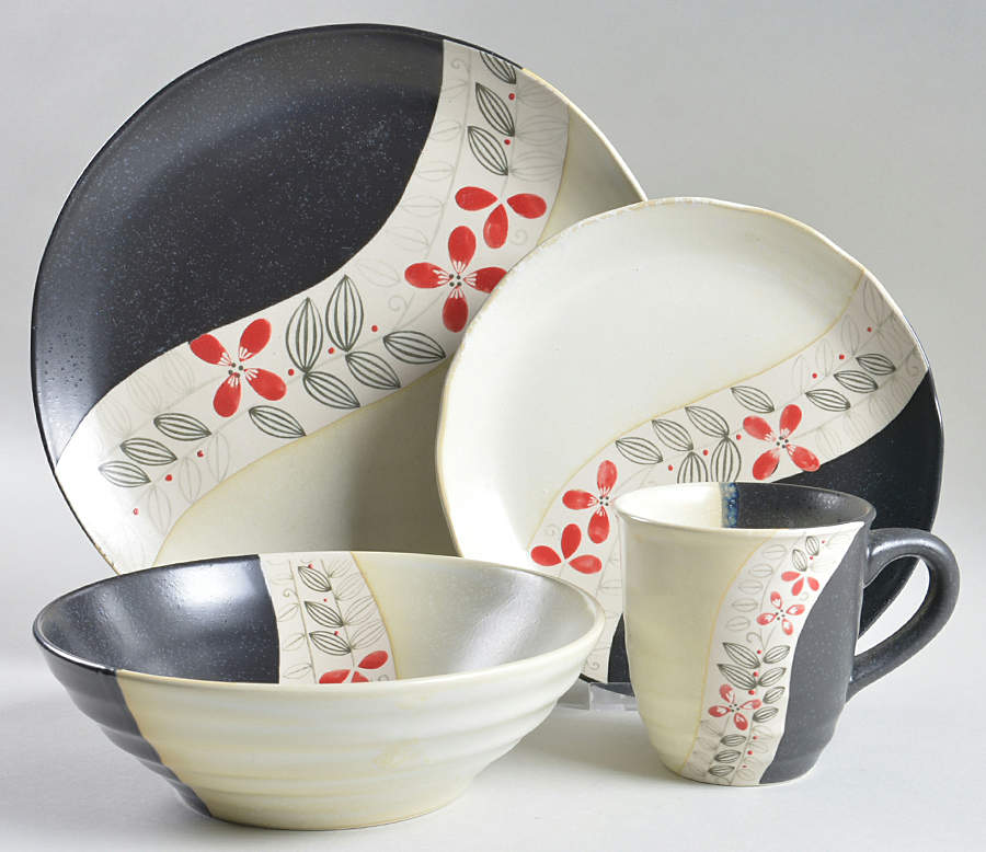 Blossom 4 Piece Place Setting by Sango-1