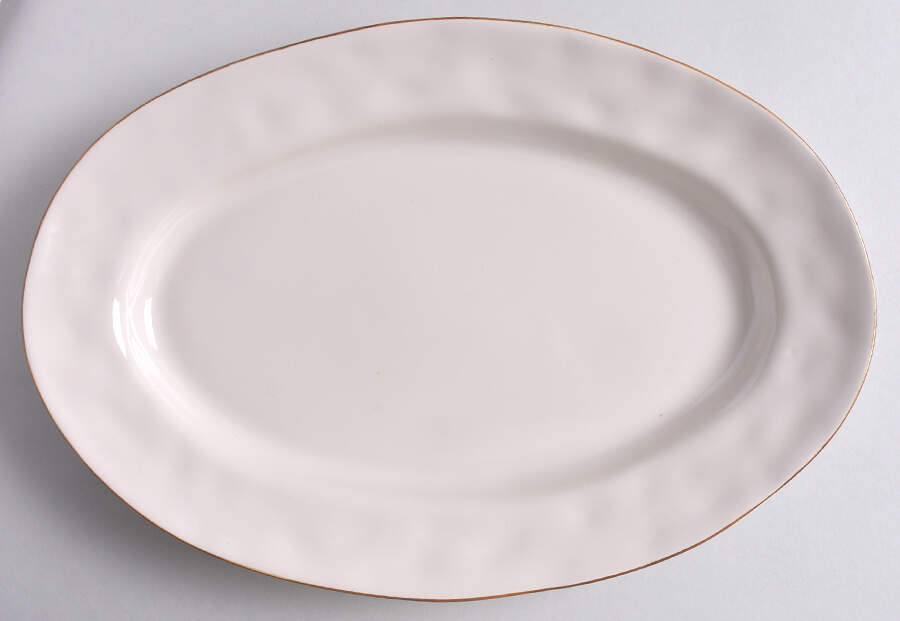 Cantaria Ivory 12" Oval Serving Platter by Skyros-1