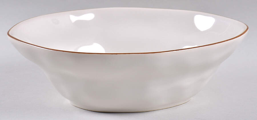 Cantaria Ivory 8" Oval Vegetable Bowl by Skyros-1