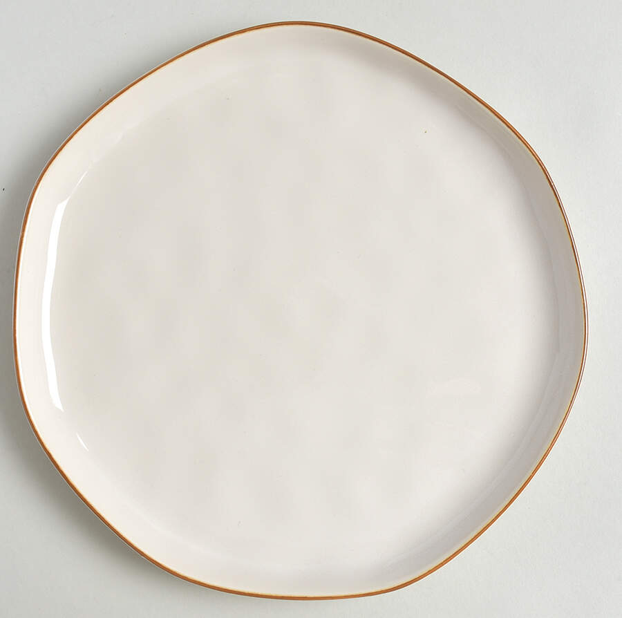 Cantaria Ivory Salad Plate by Skyros-1