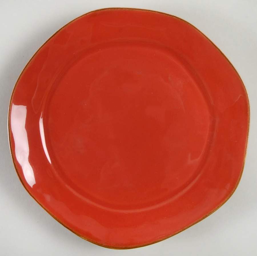 Cantaria Poppy Red Salad Plate by Skyros-1