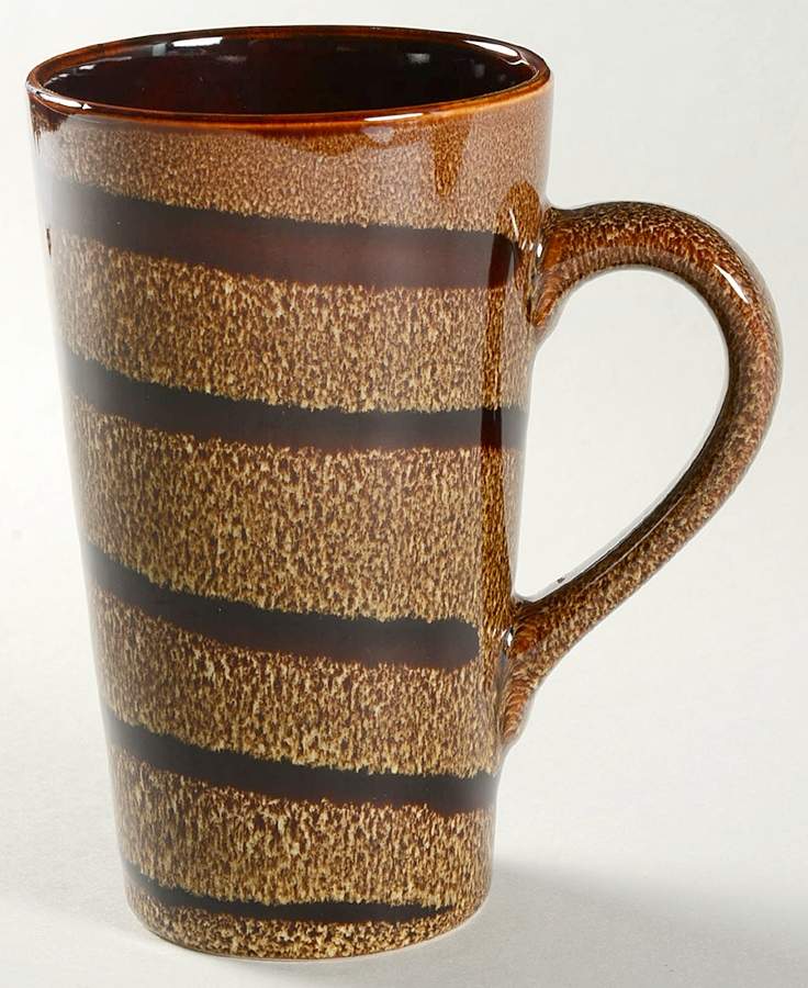 Pinwheel Brown Latte Mug by Sakura-1