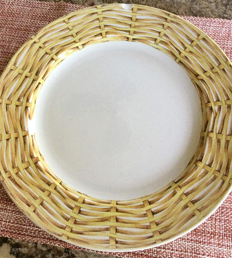 English Floral 12" Buffet Service Plate by Spode-1