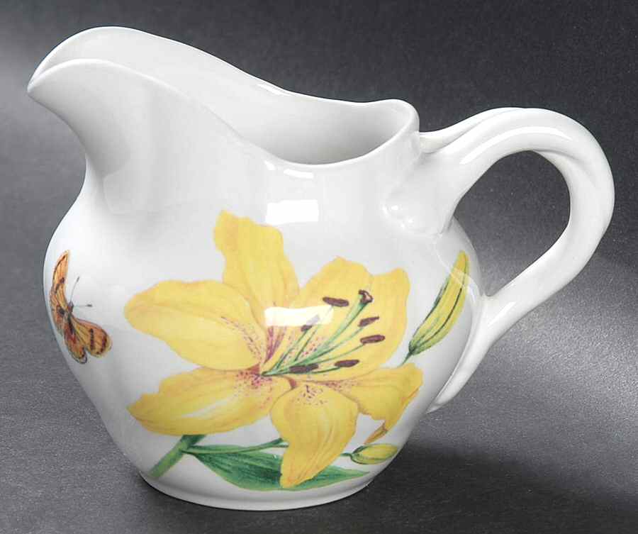 English Floral Creamer by Spode-1