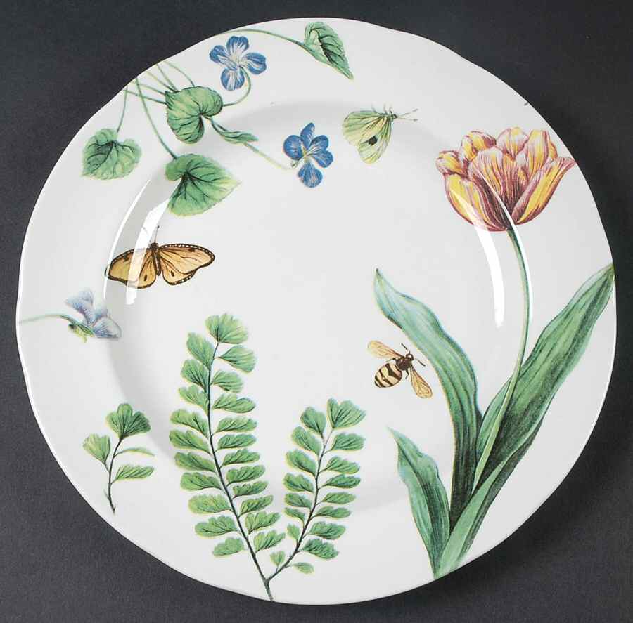 English Floral Salad/Dessert Plate by Spode-1