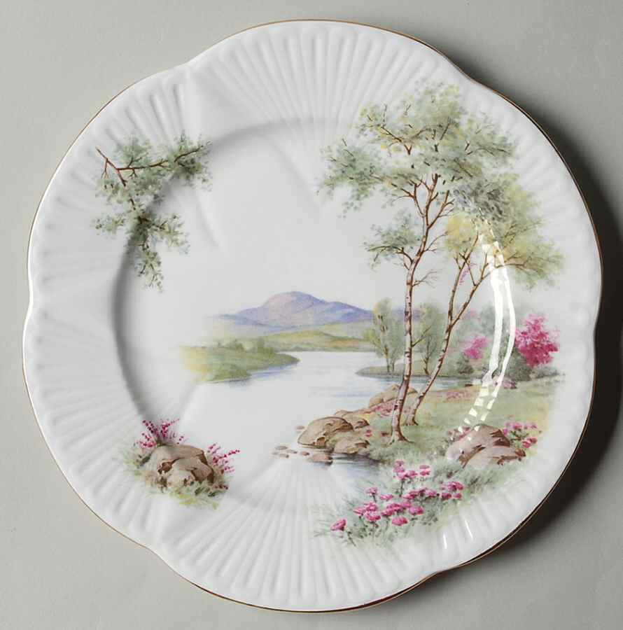 Loch Lomond (Dainty) Salad Plate by Shelley-1