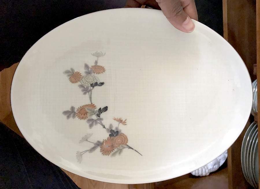 SEY23 10" Oval Serving Platter by Seyei Toki Co-1