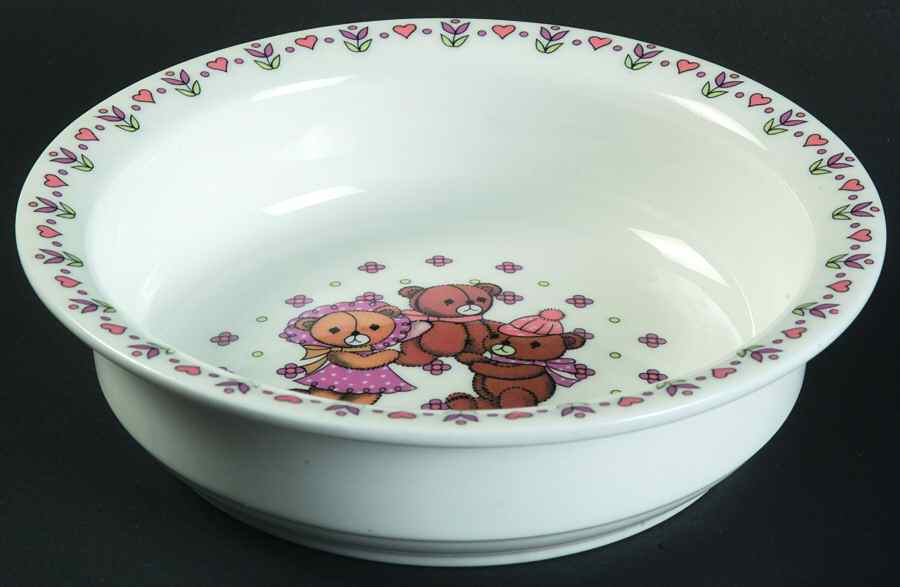 Dancing Bears Child's Bowl by Sango-1