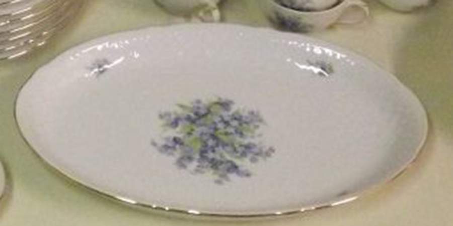 SCH513 14" Oval Serving Platter by Schumann - Bavaria-1
