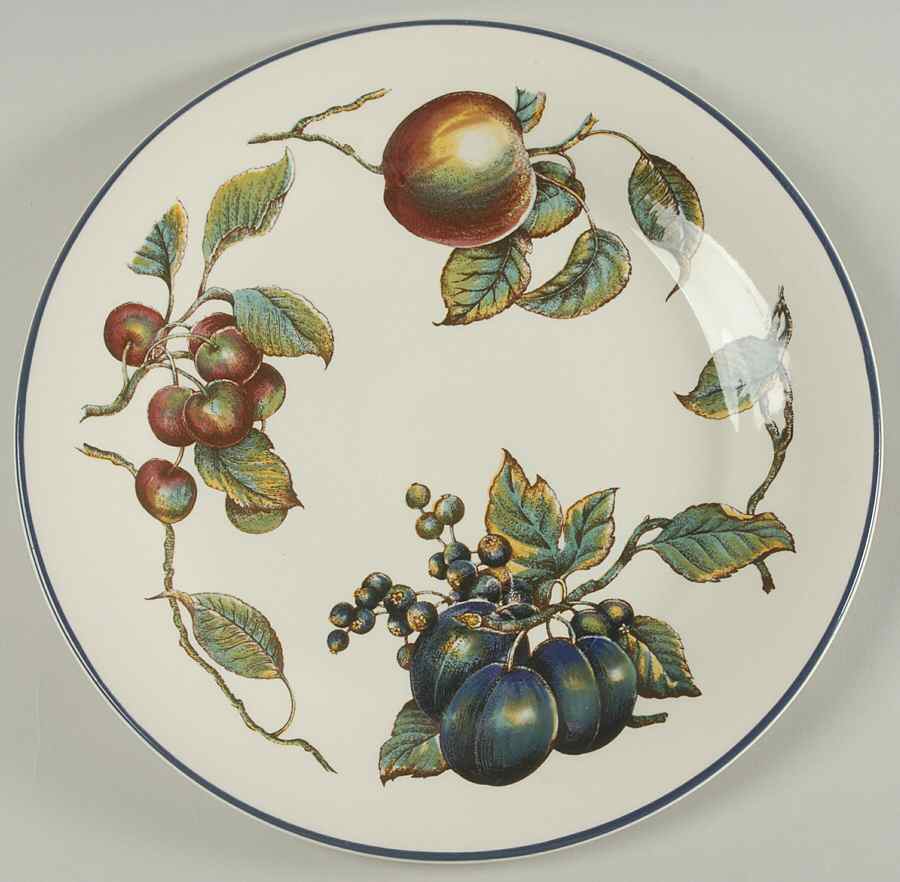Autumn Fayre 11" Chop Plate (Round Platter) by Staffordshire-1