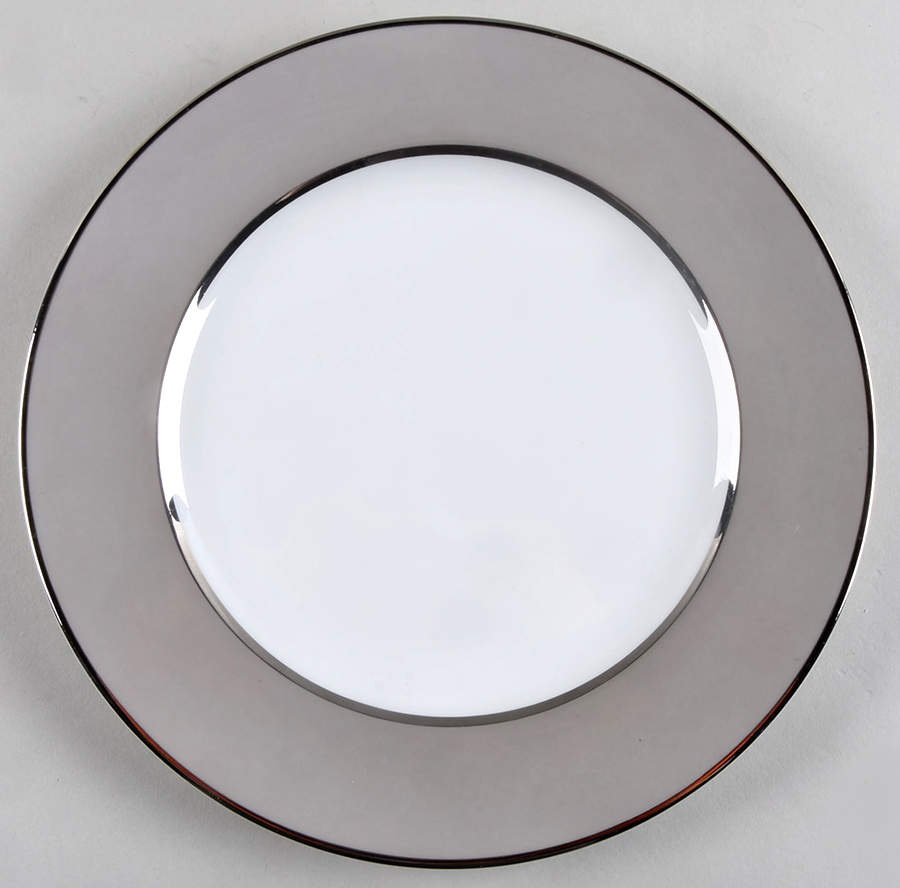 Gray Coral Dinner Plate by Sango-1