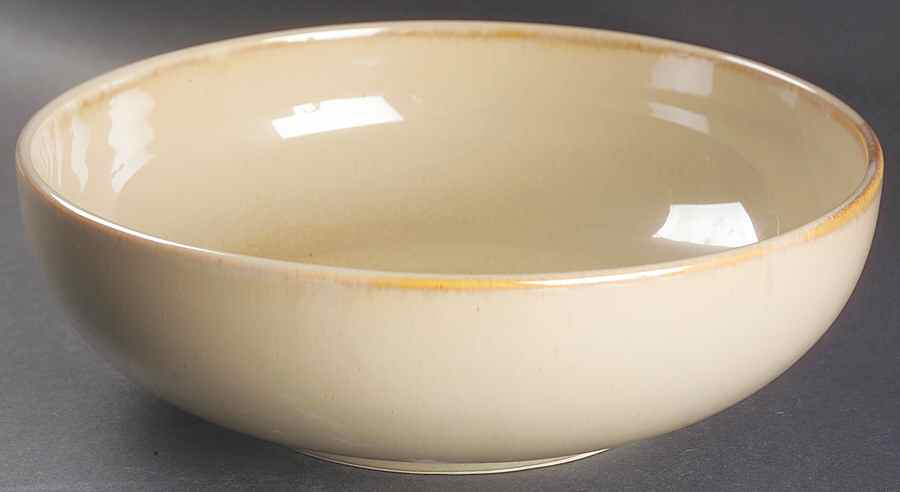 Passion Beige 9" Round Vegetable Bowl by Sango-1