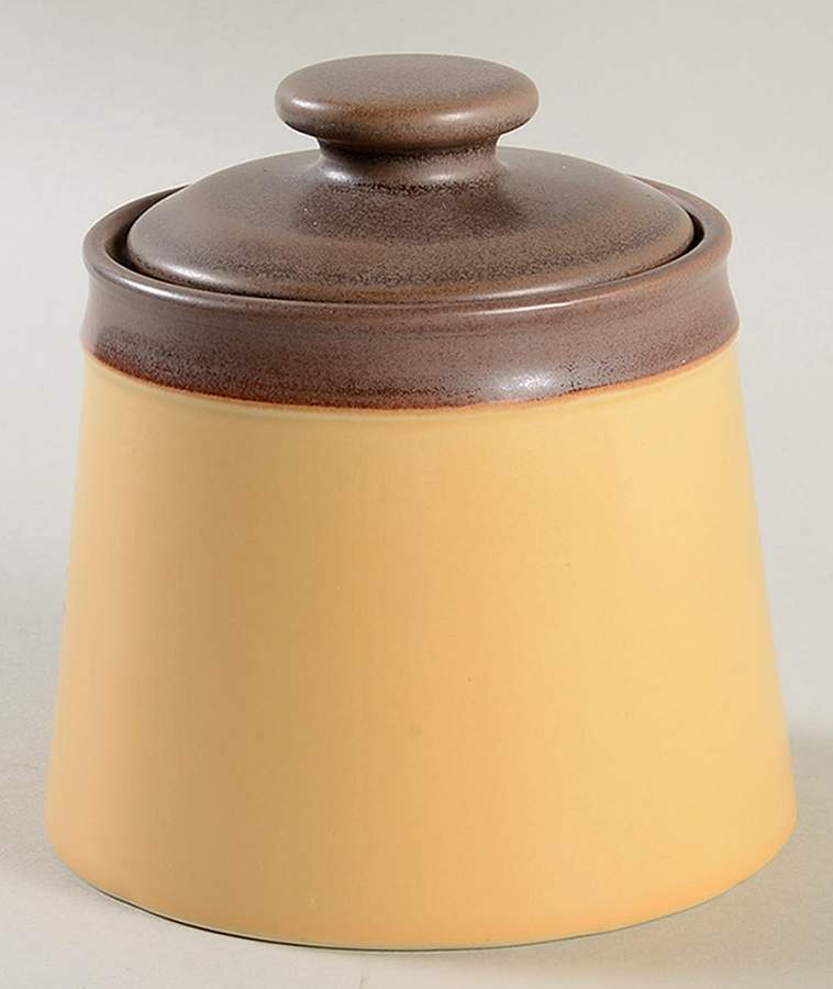 Prelude Buttercream Sugar Bowl & Lid by Sango-1
