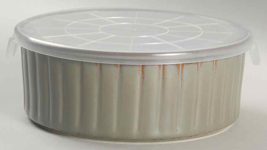 Visions Avocado 6" Storage Ceramic Bowl by Sango-1
