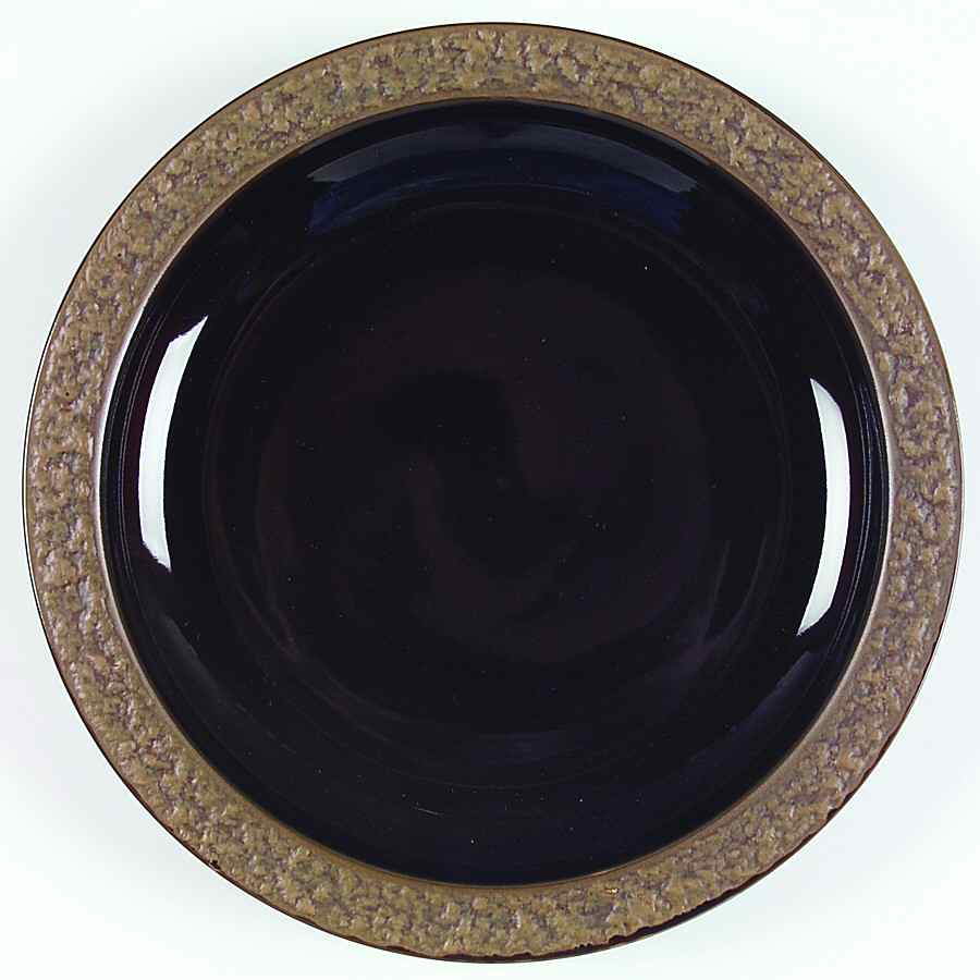 Rustic Charcoal 12" Chop Plate (Round Platter) by Sango-1