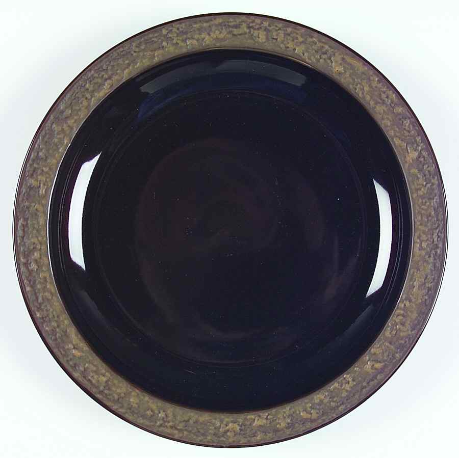 Rustic Charcoal Dinner Plate by Sango-1