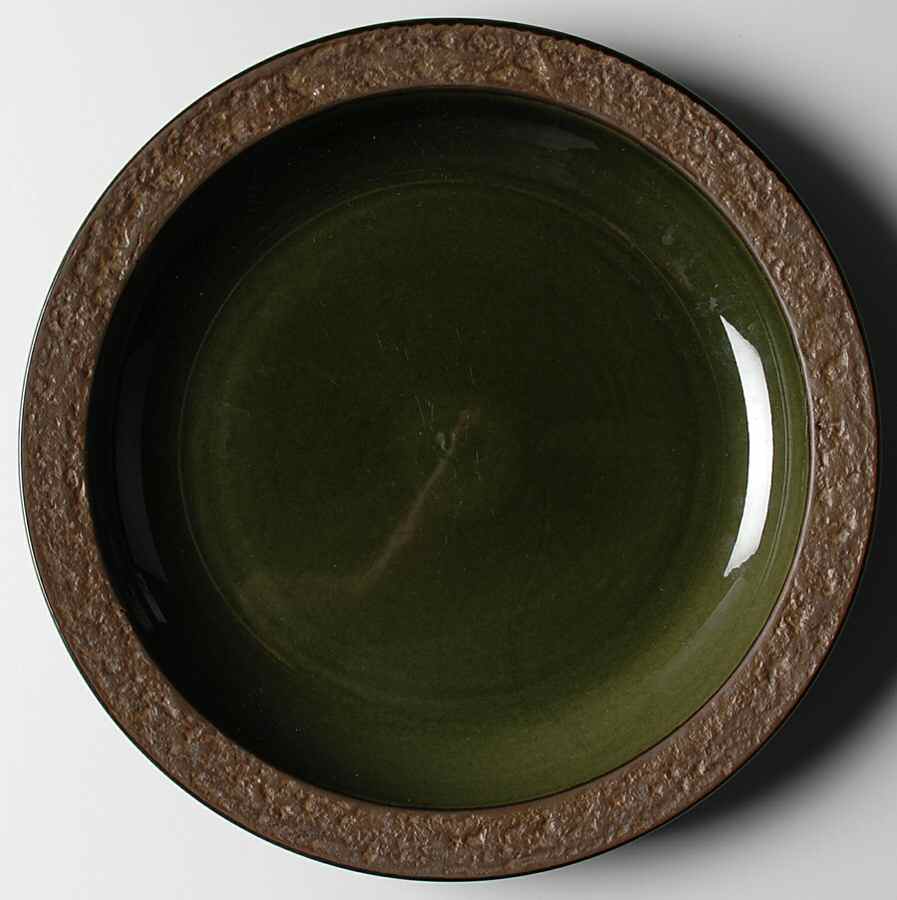 Rustic Green Dinner Plate by Sango-1