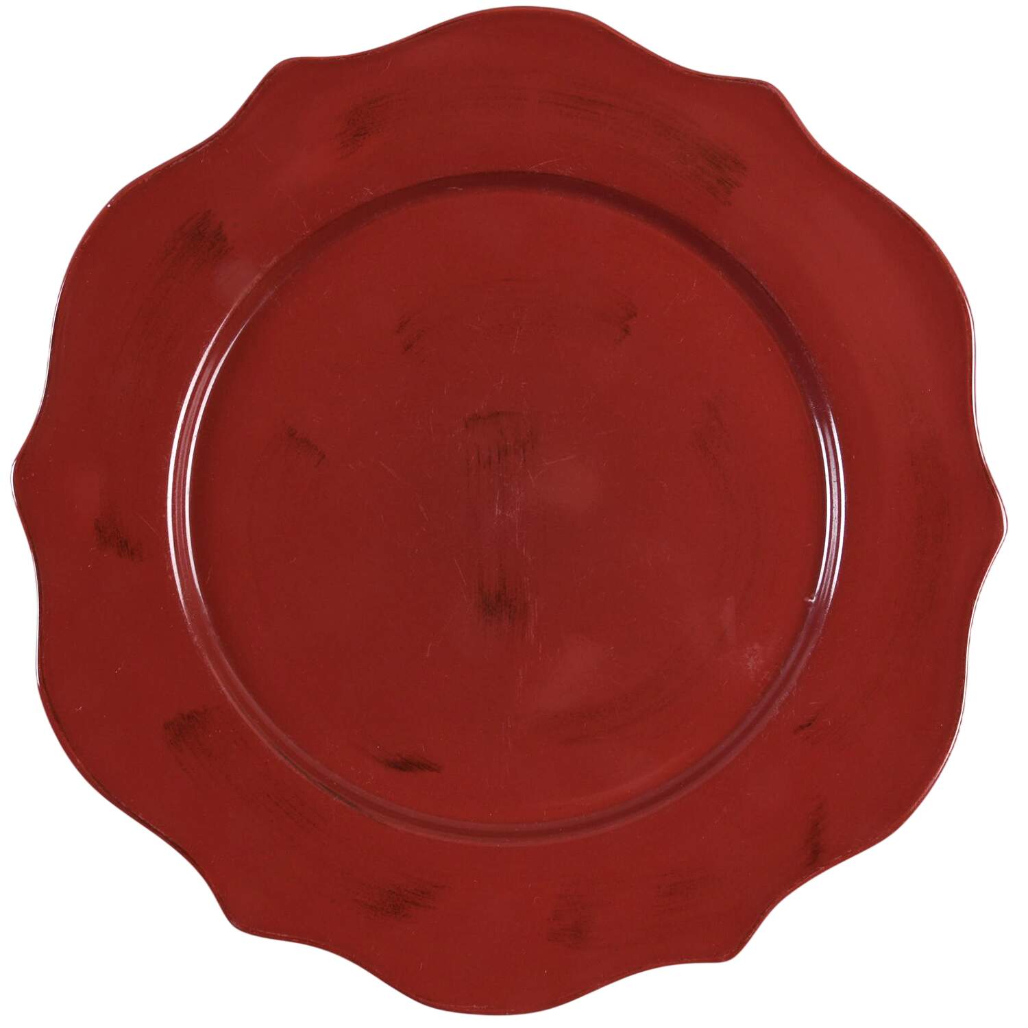 A la Carte Burgundy Dinner Plate by Skye Mcghie-1