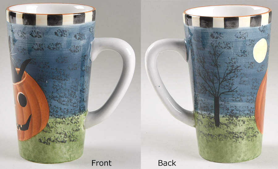 Pumpkin Hollow Latte Mug by Sakura-1