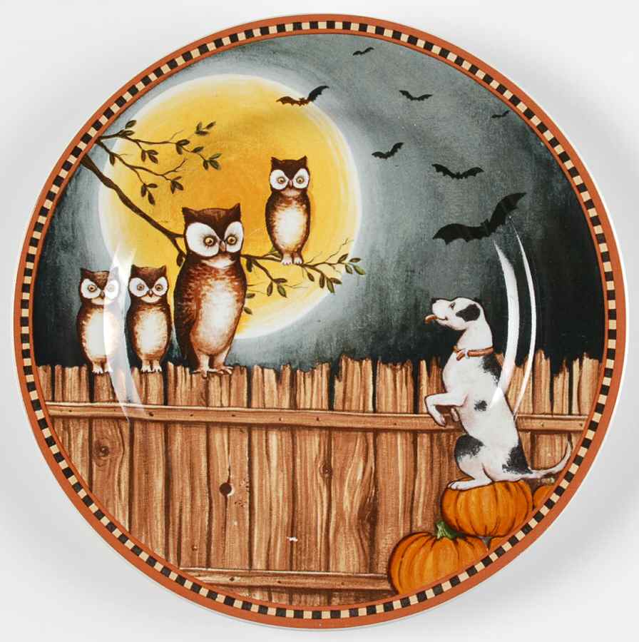 Pumpkin Hollow Salad Plate by Sakura-1