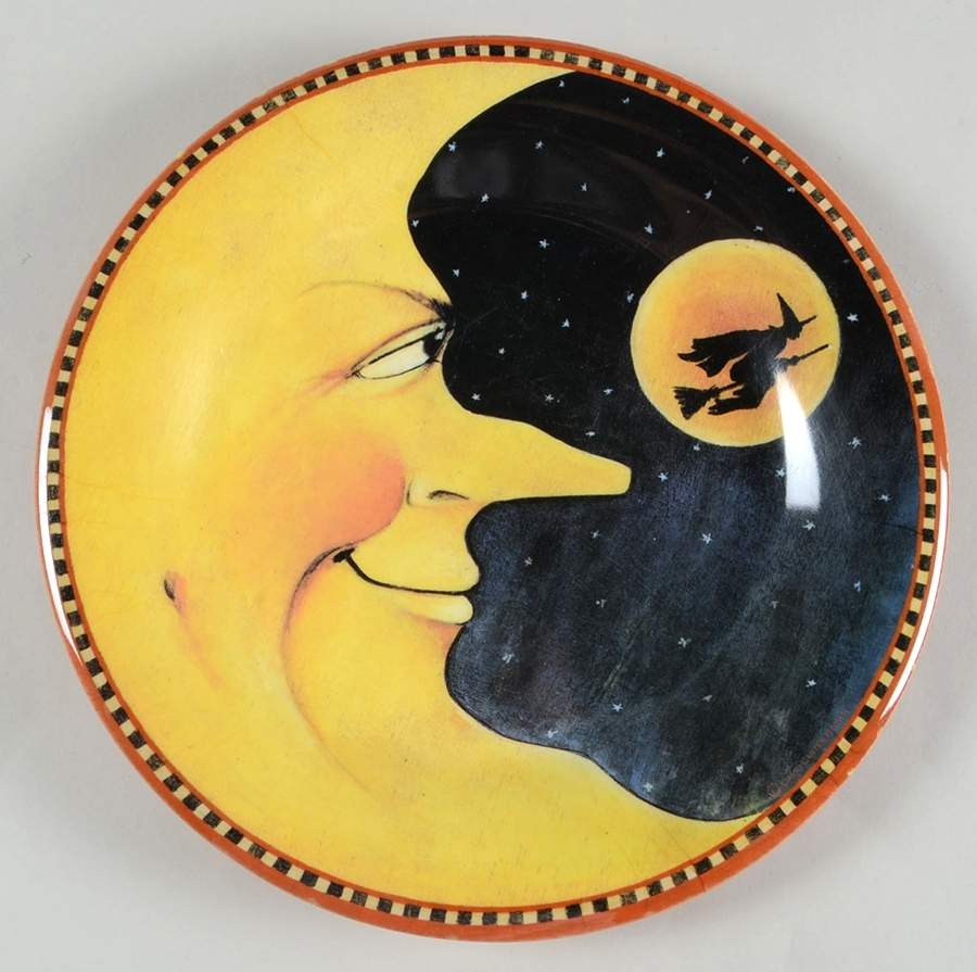 Pumpkin Hollow Melamine Luncheon Plate by Sakura-1