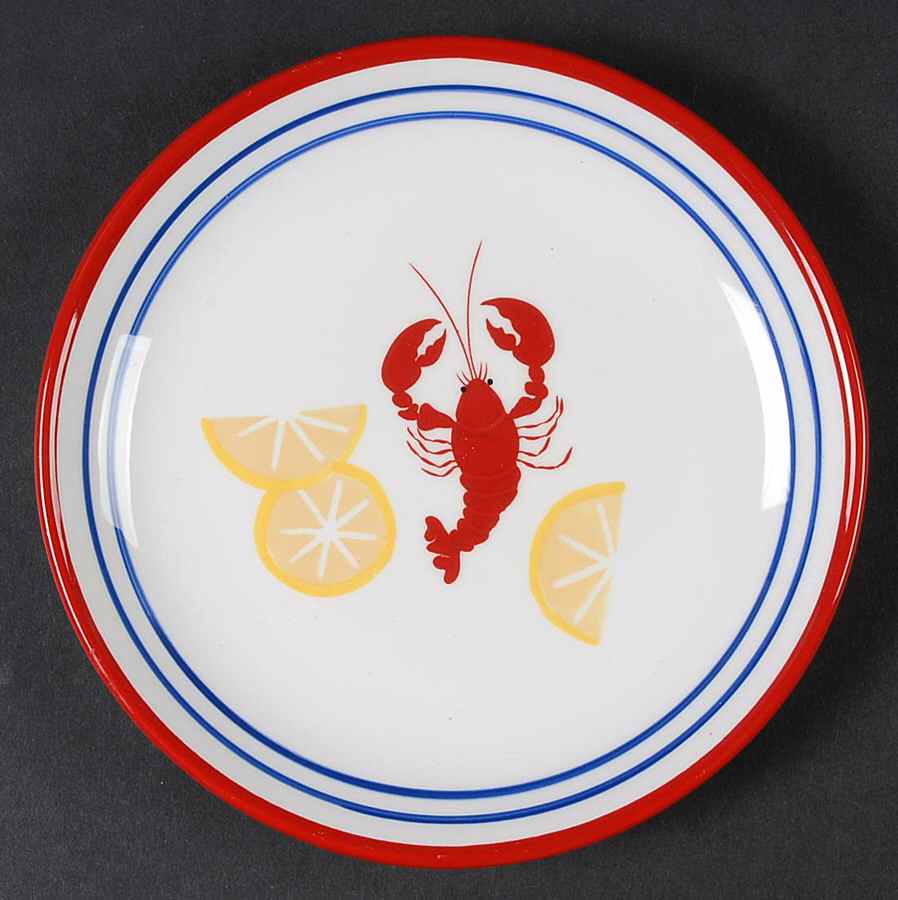 Nantucket Bread & Butter/Canape Plate by Sonoma Home-1