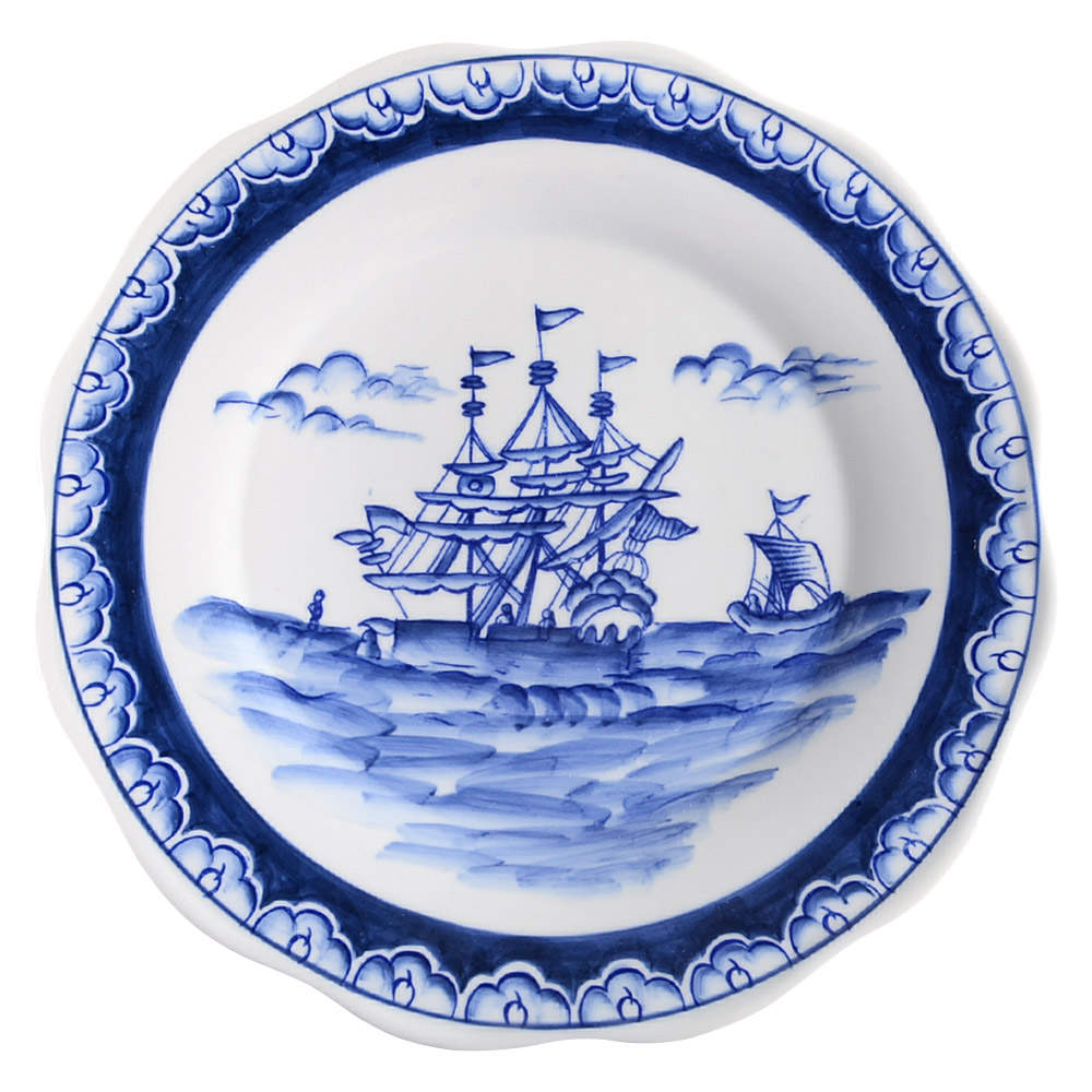 Blue Export Dinner Plate by Sadek-1