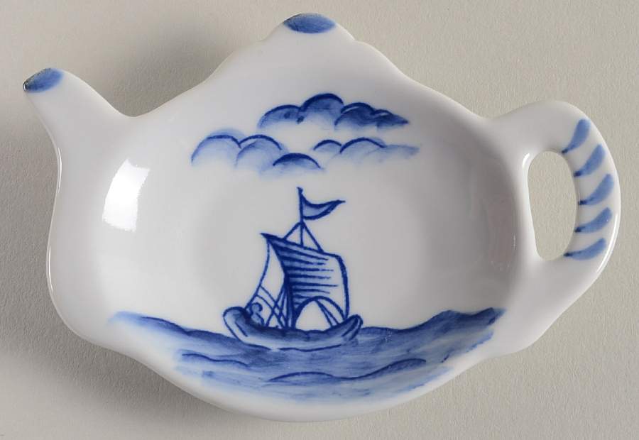 Blue Export Tea Bag Holder by Sadek-1