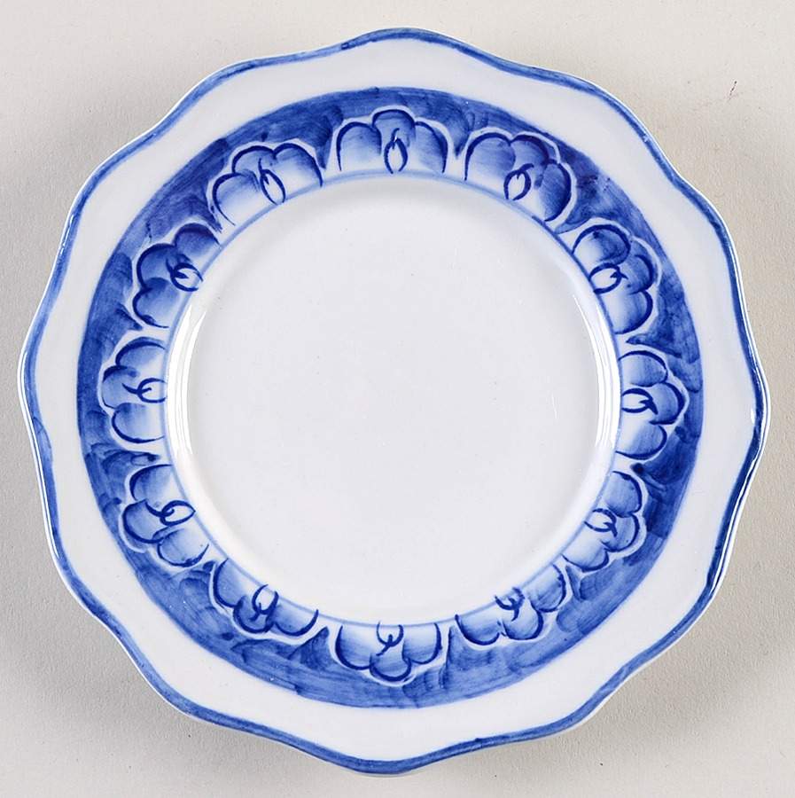 Blue Export Saucer for Mug & Lid by Sadek-1