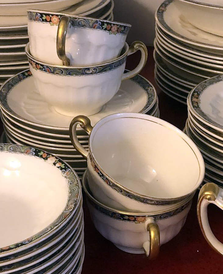 212 Flat Cup & Saucer Set by Steubenville-1