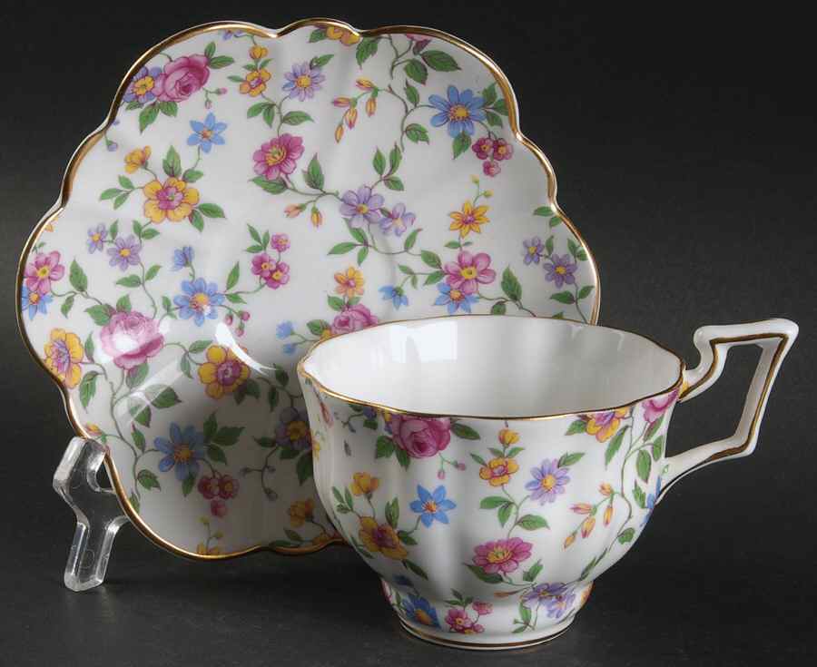 3445 Flat Cup & Saucer Set by Salisbury-1