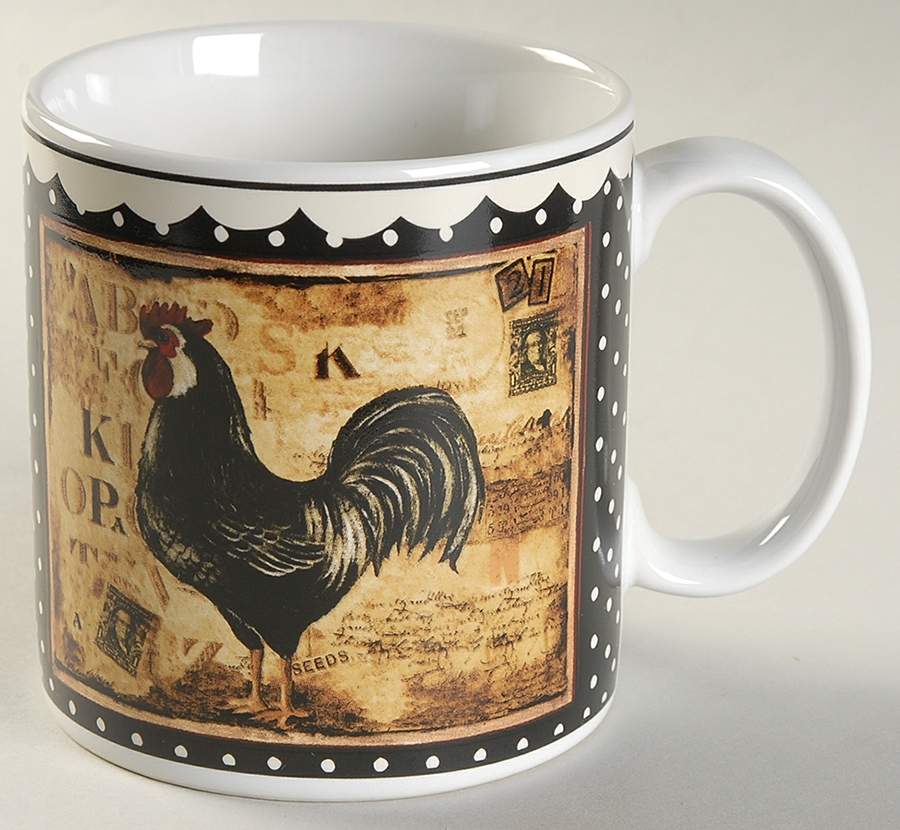 Retro Rooster Mug by Sakura-1