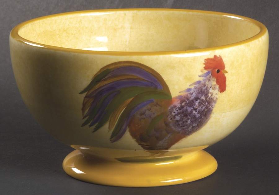 Fair Weather Friends Gold Footed Dessert Bowl by Sakura-1