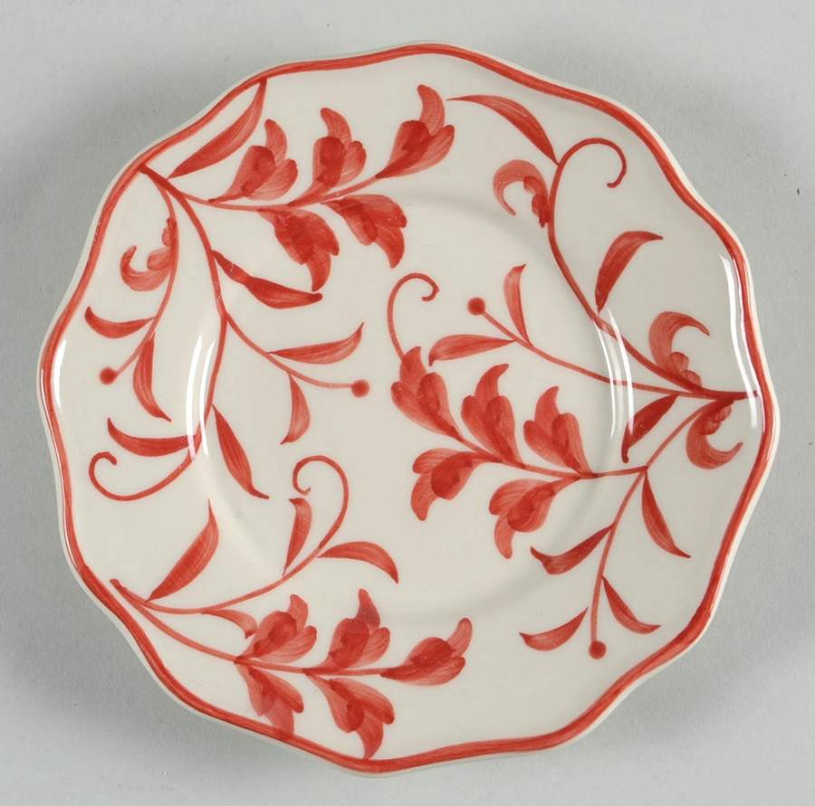 Red Leaf Saucer for Mug & Lid by Sadek-1