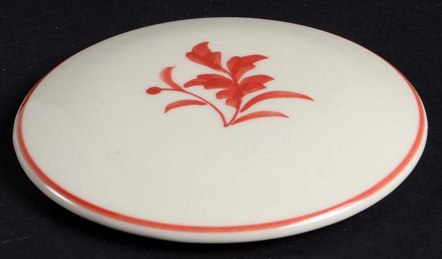 Red Leaf Lid for Mug by Sadek-1