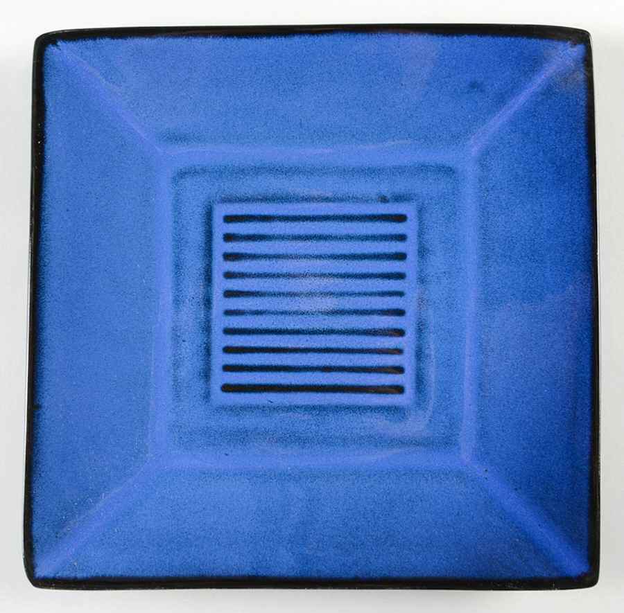 Mandalay Blue (Square) Salad Plate by Sakura-1