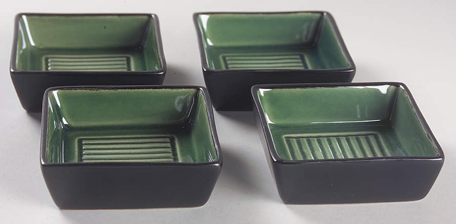 Mandalay Moss (Square) Individual Dip Dish - Set of 4 by Sakura-1