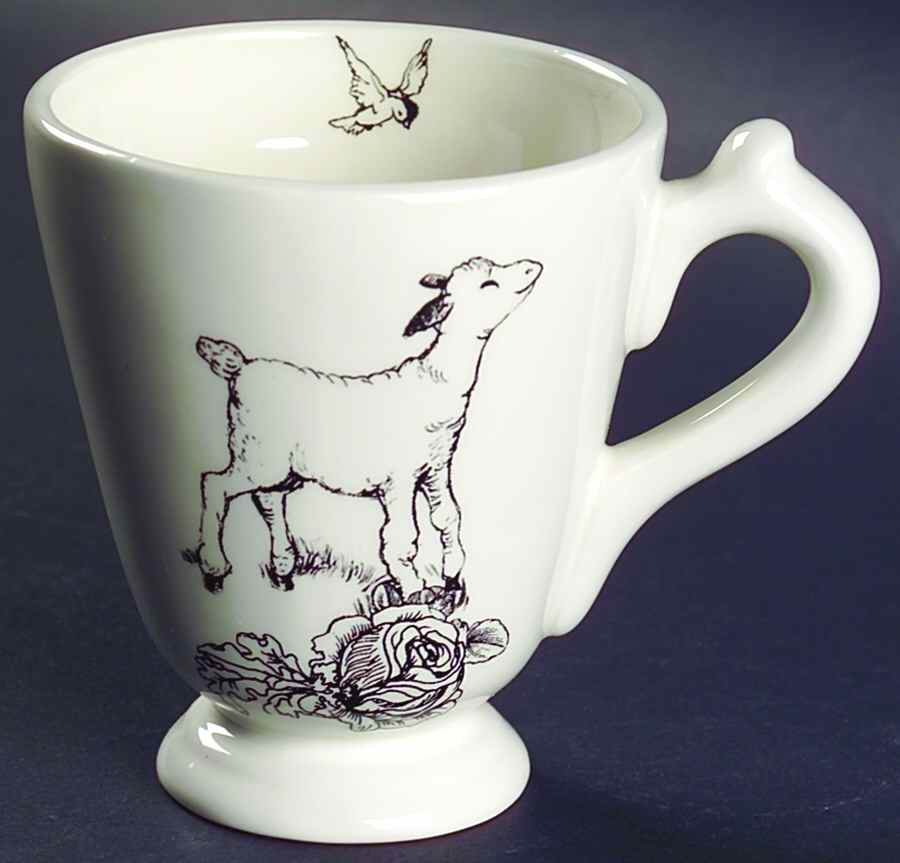 Barnyard Toile Mug by Sadek-1