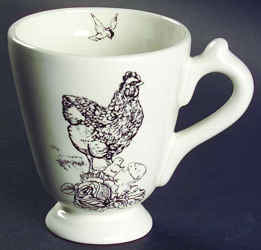 Barnyard Toile Mug by Sadek-1